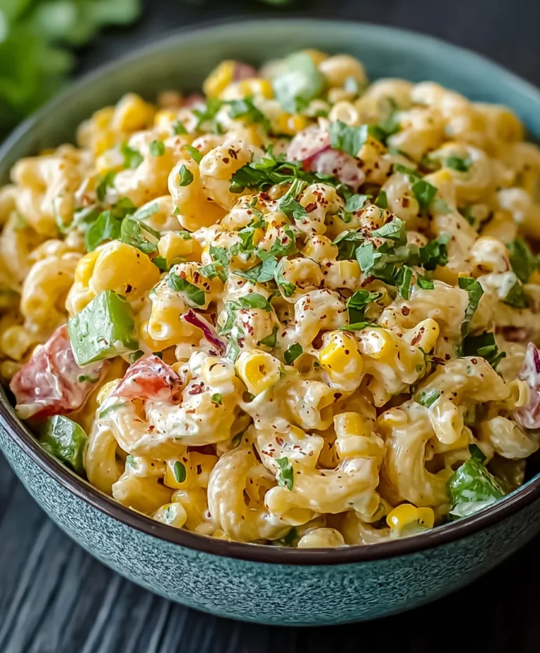 Mexican Street Corn Pasta Salad – Easy & Delicious