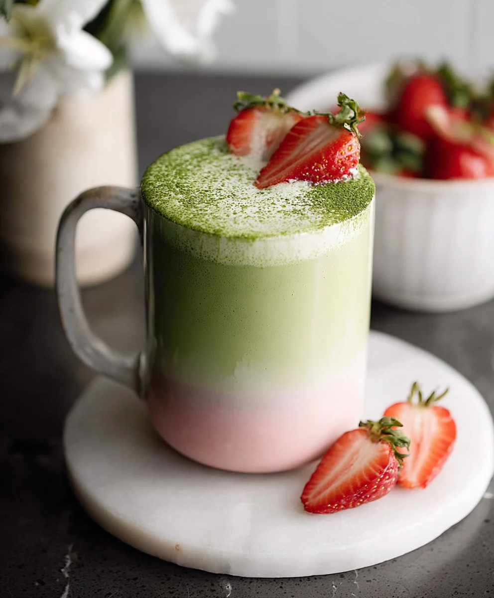 Strawberry Matcha Latte Recipe - Delicious & Refreshing