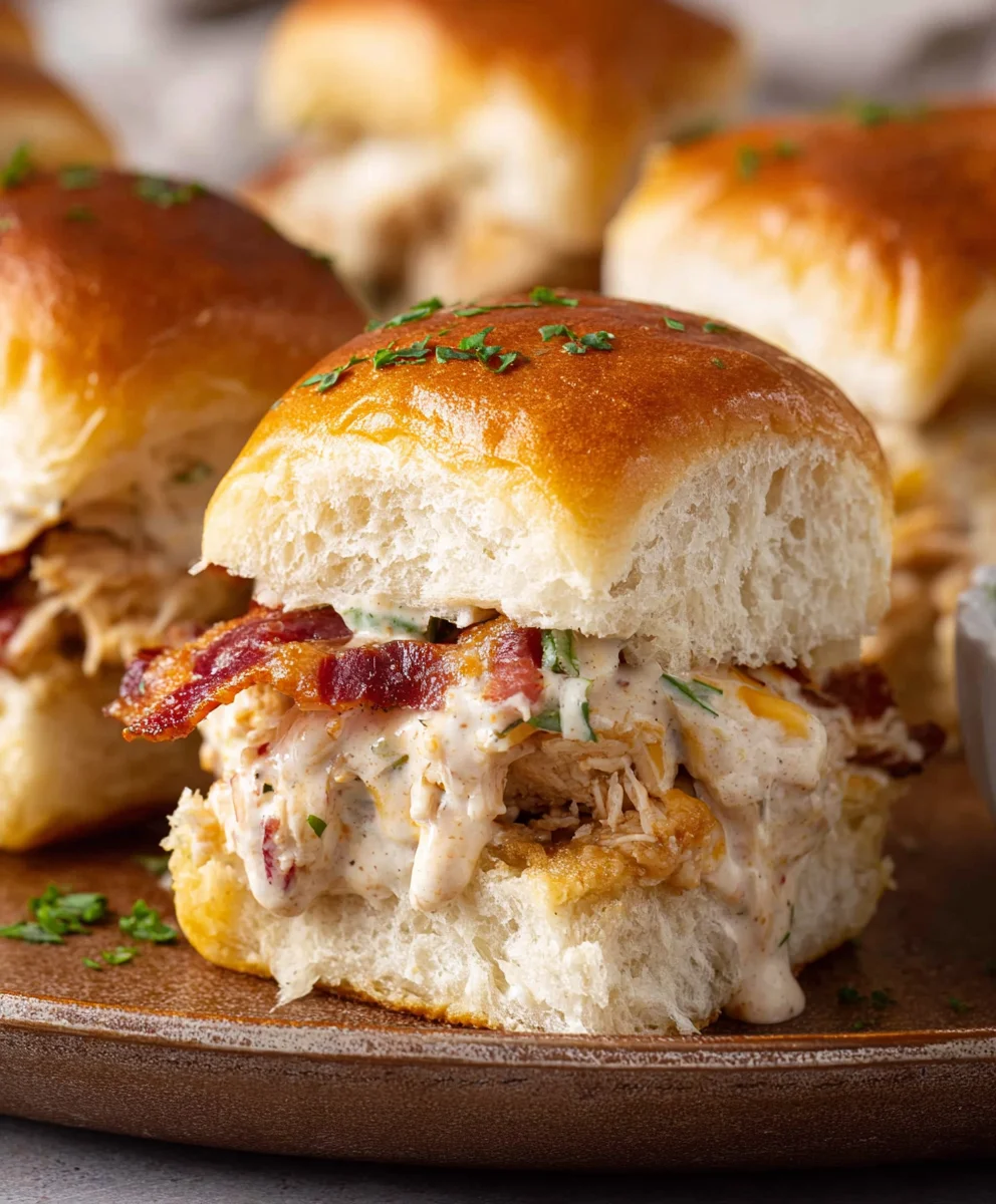 Chicken Beef Beef Bacon Ranch Sliders Recipe