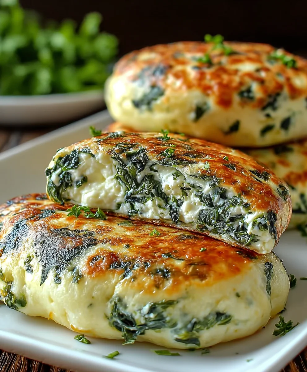 Easy Spinach Cottage Cheese Flagels - Deliciously Simple