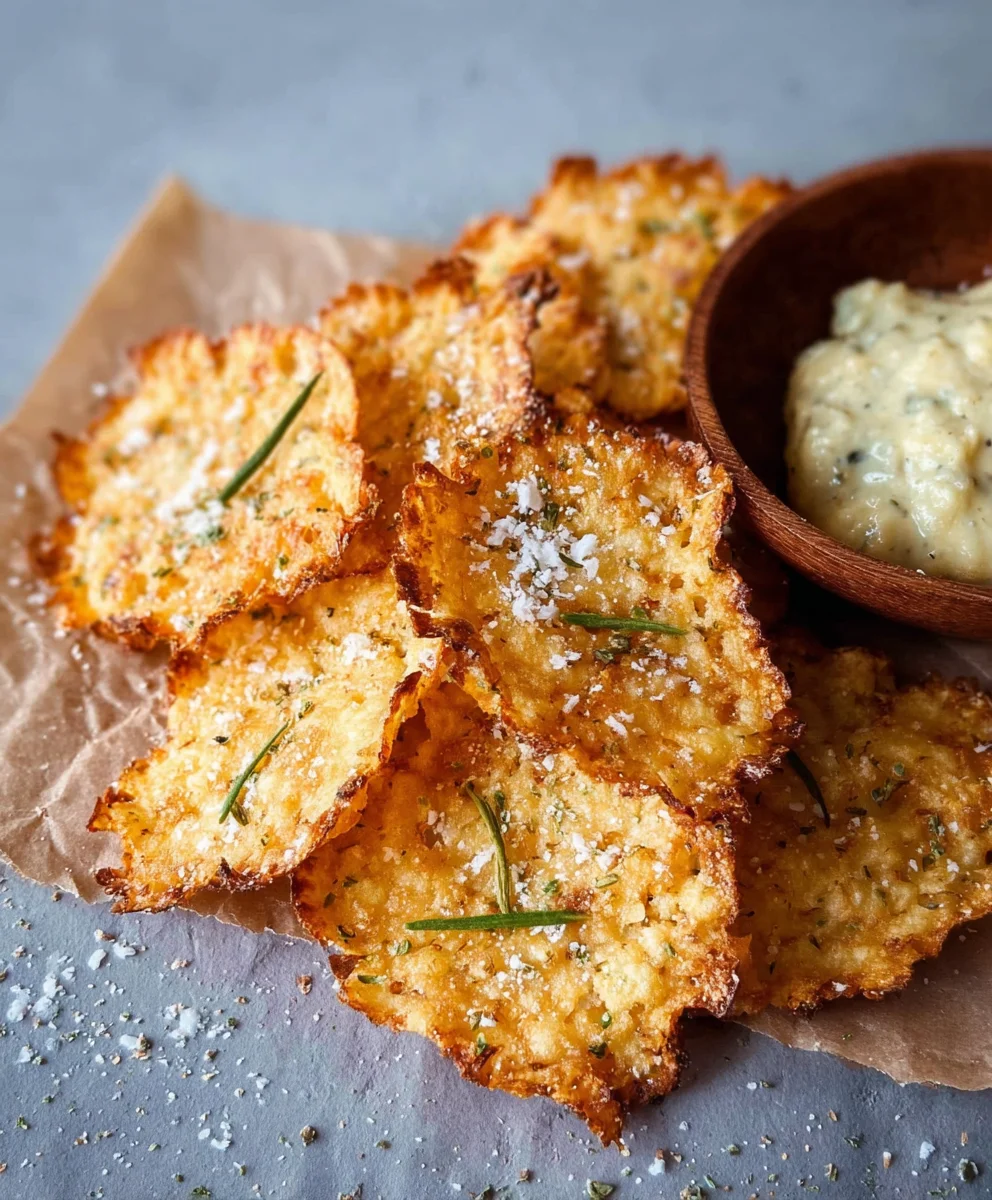 Crispy Cottage Cheese Chips - Easy Healthy Snack