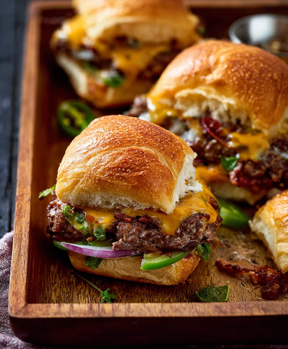 Juicy Cowboy Beef Sliders- Easy & Flavorful Recipe