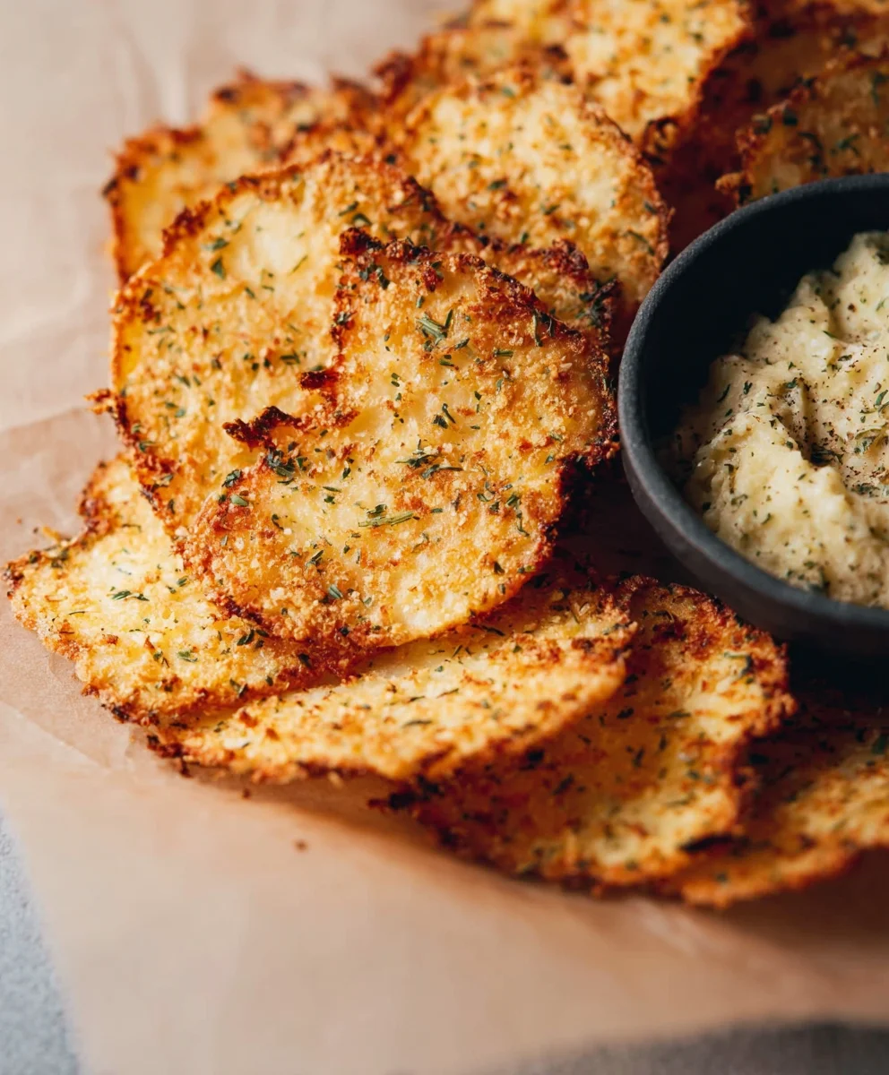 Crispy Cottage Cheese Chips - Easy Healthy Snack