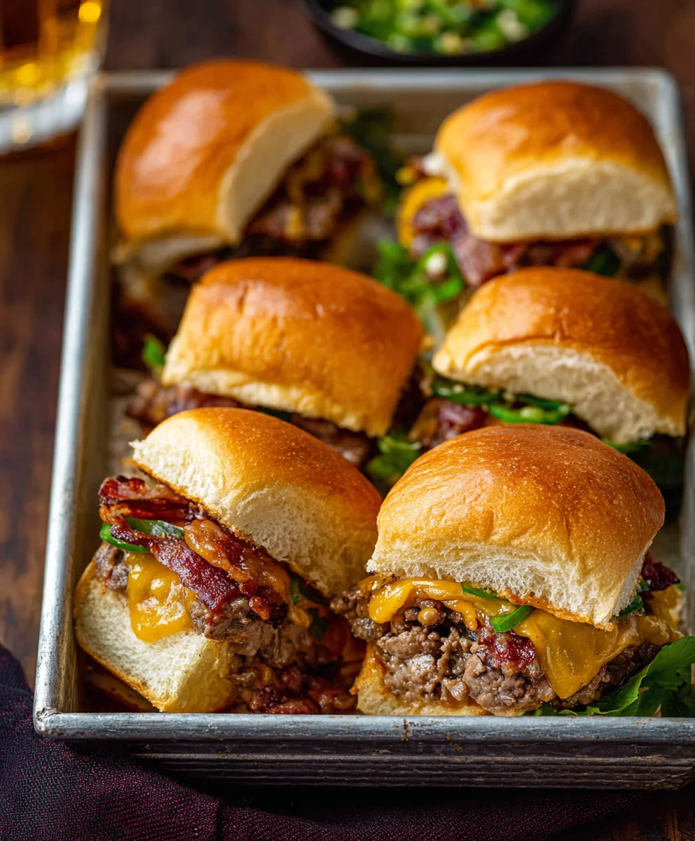 Juicy Cowboy Beef Sliders- Easy & Flavorful Recipe