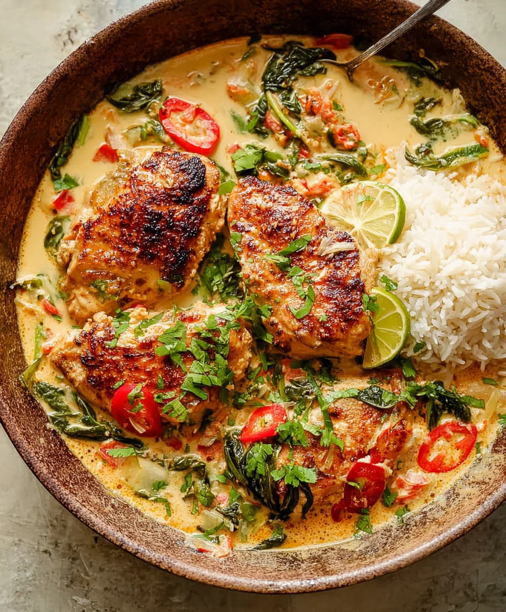 Creamy Coconut Milk Chicken-Easy & Delicious Recipe