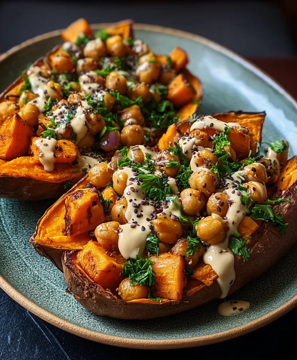 Sweet Potato Tahini Chickpea Butter Bliss