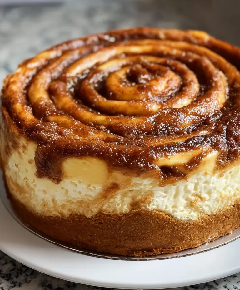 Cinnamon Roll Honeybun Cheesecake Dream Dessert