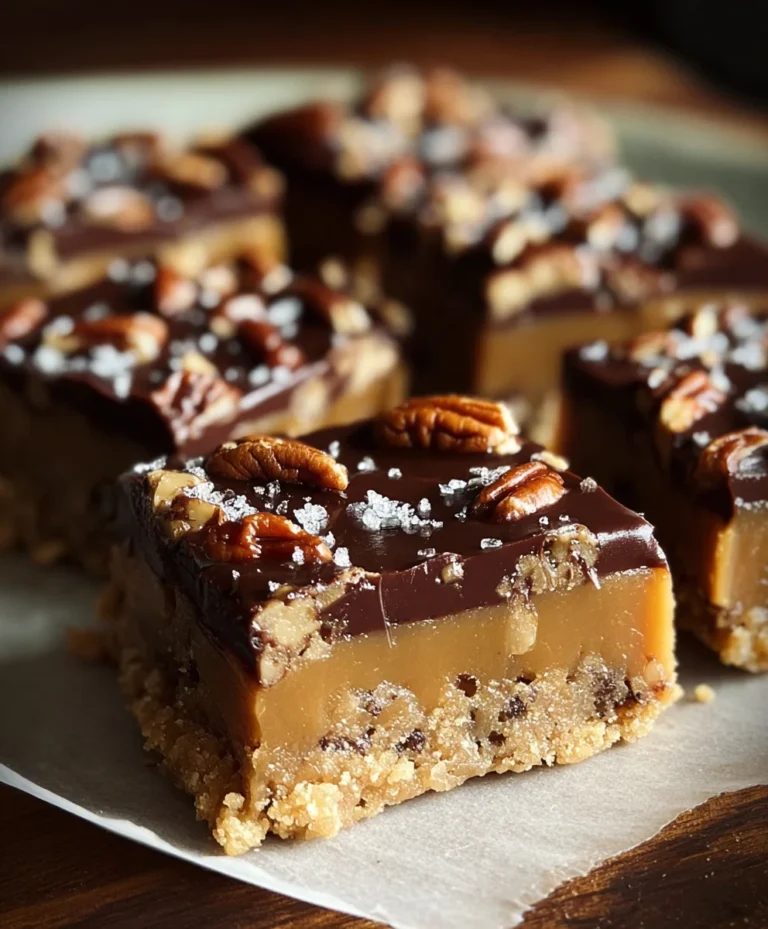 Easy Turtle Bars-Chewy Caramel Pecan Brownies