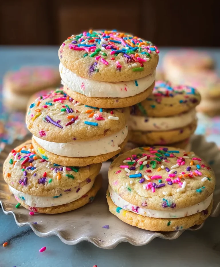 Funfetti Sandwich Cookies-Easy Festive Treat