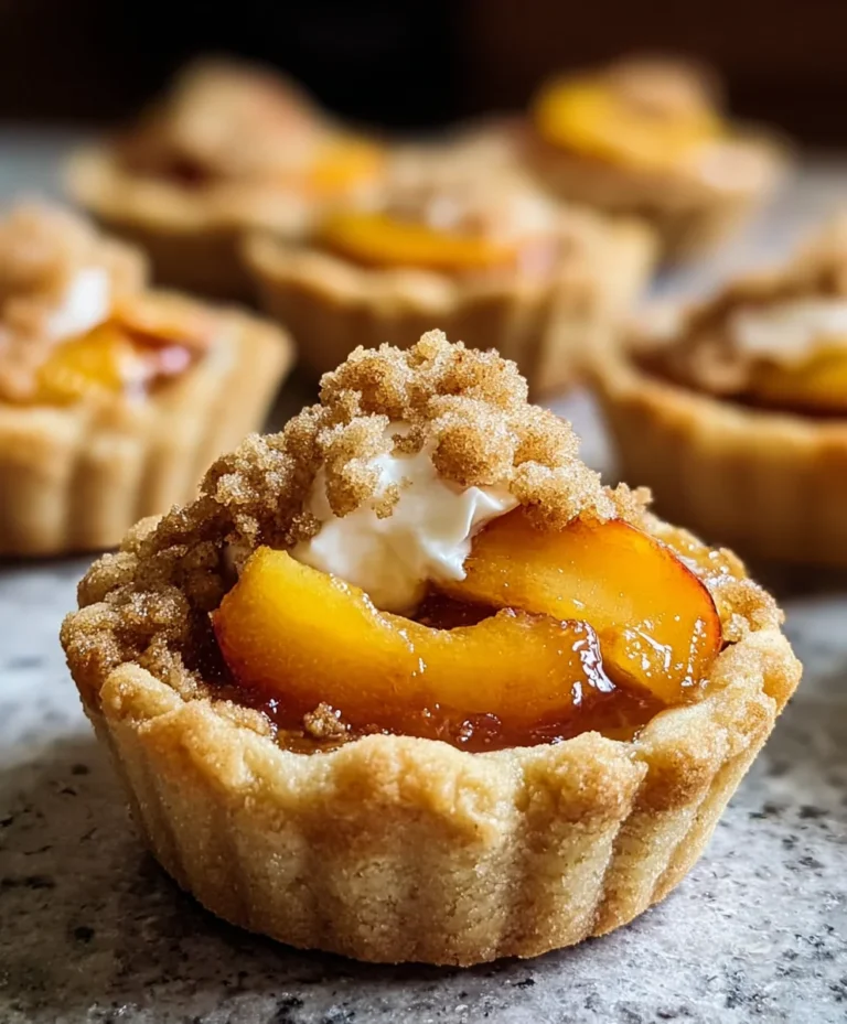 Peach Cobbler Cookie Cups-Sweet Summer Treat