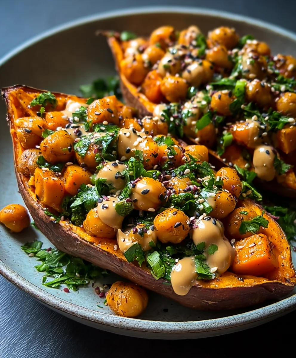 Sweet Potato Tahini Chickpea Butter Bliss