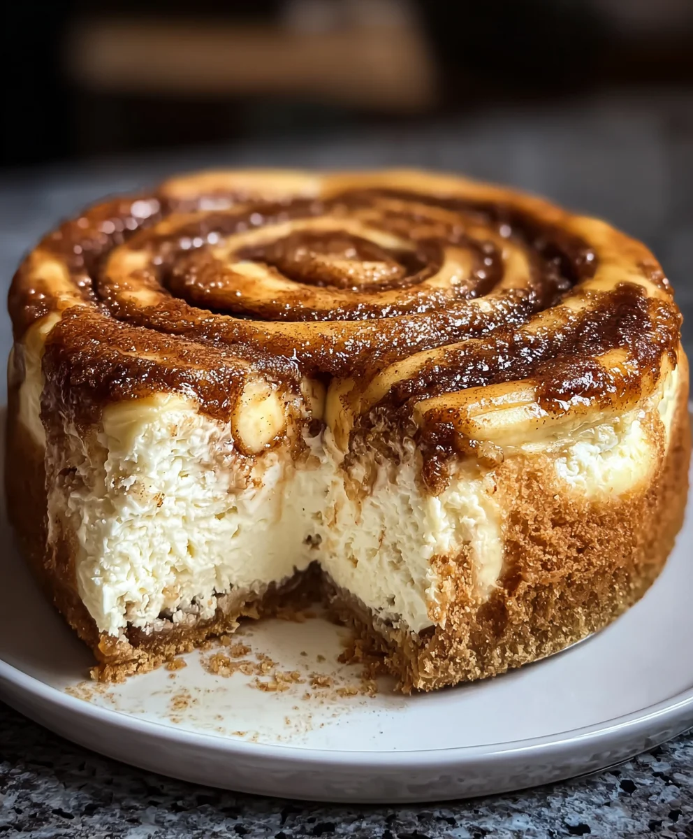Cinnamon Roll Honeybun Cheesecake Dream Dessert