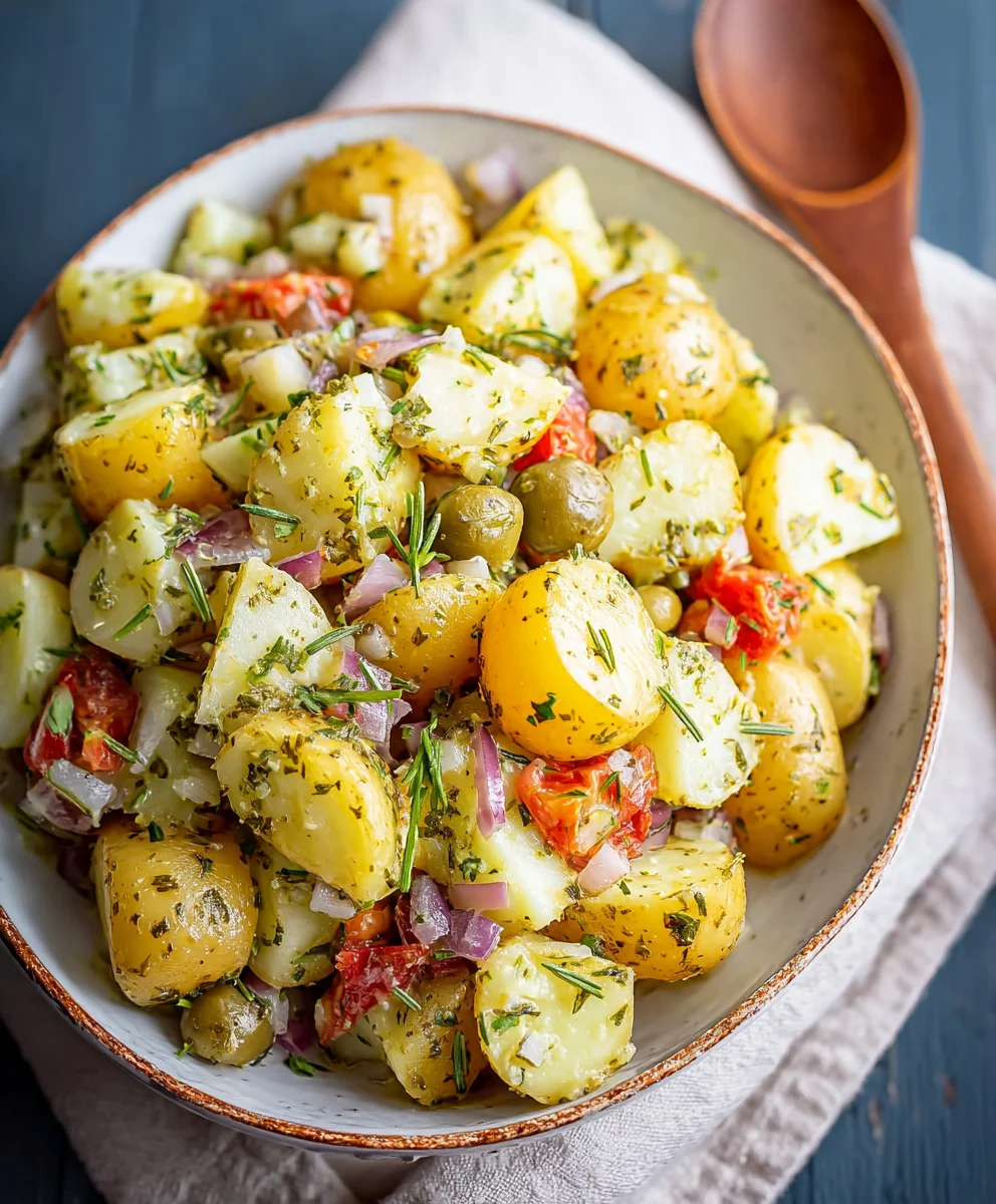 Italian Potato Salad- Zesty & Delicious Recipe