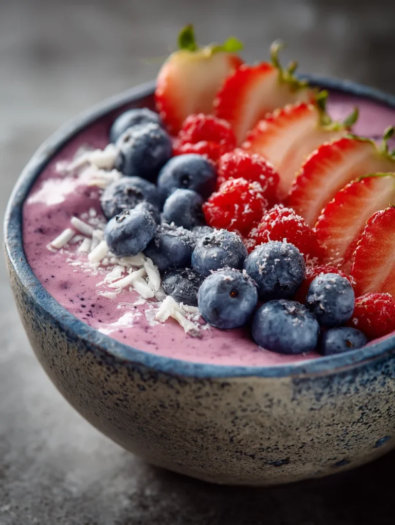 Quick Greek Yogurt Fruit Smoothie Bowl Easy Recipe