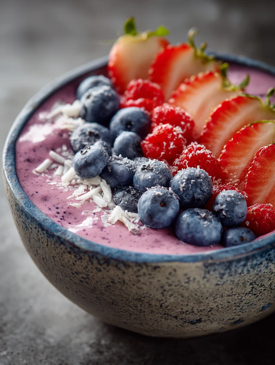 Quick Greek Yogurt Fruit Smoothie Bowl Easy Recipe