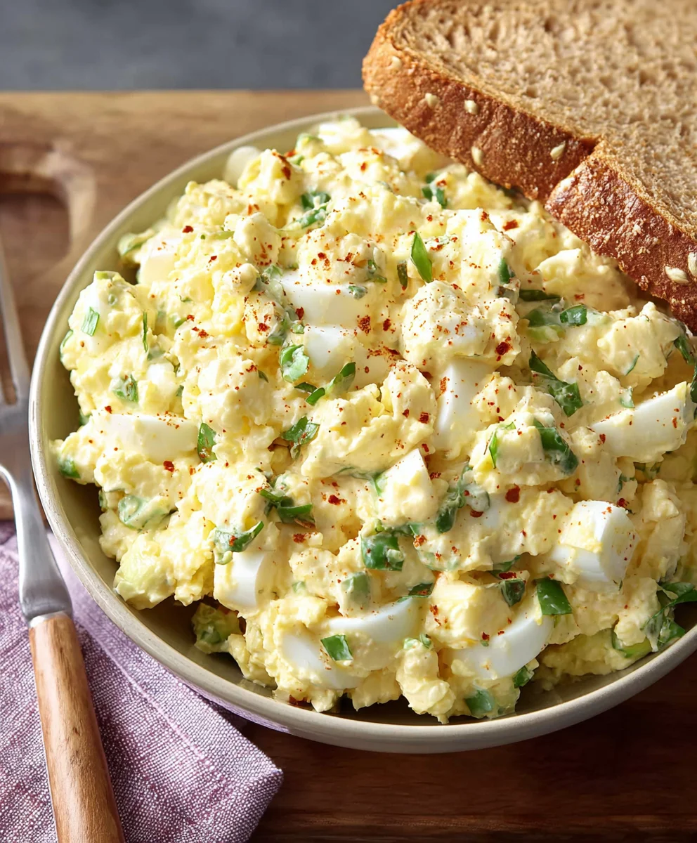 Simple Cottage Cheese Egg Salad-Creamy & Quick