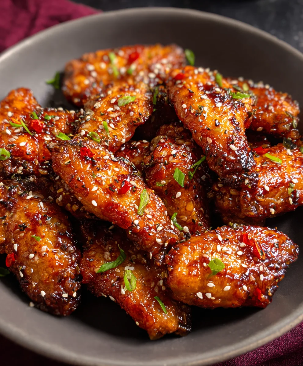 Easy Honey Garlic Chicken Wings Recipe-Flavorful