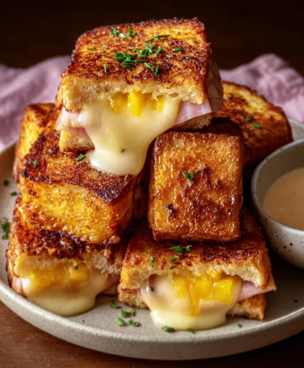Hawaiian Roll Grilled Cheese-Sweet Salty Delicious Combo