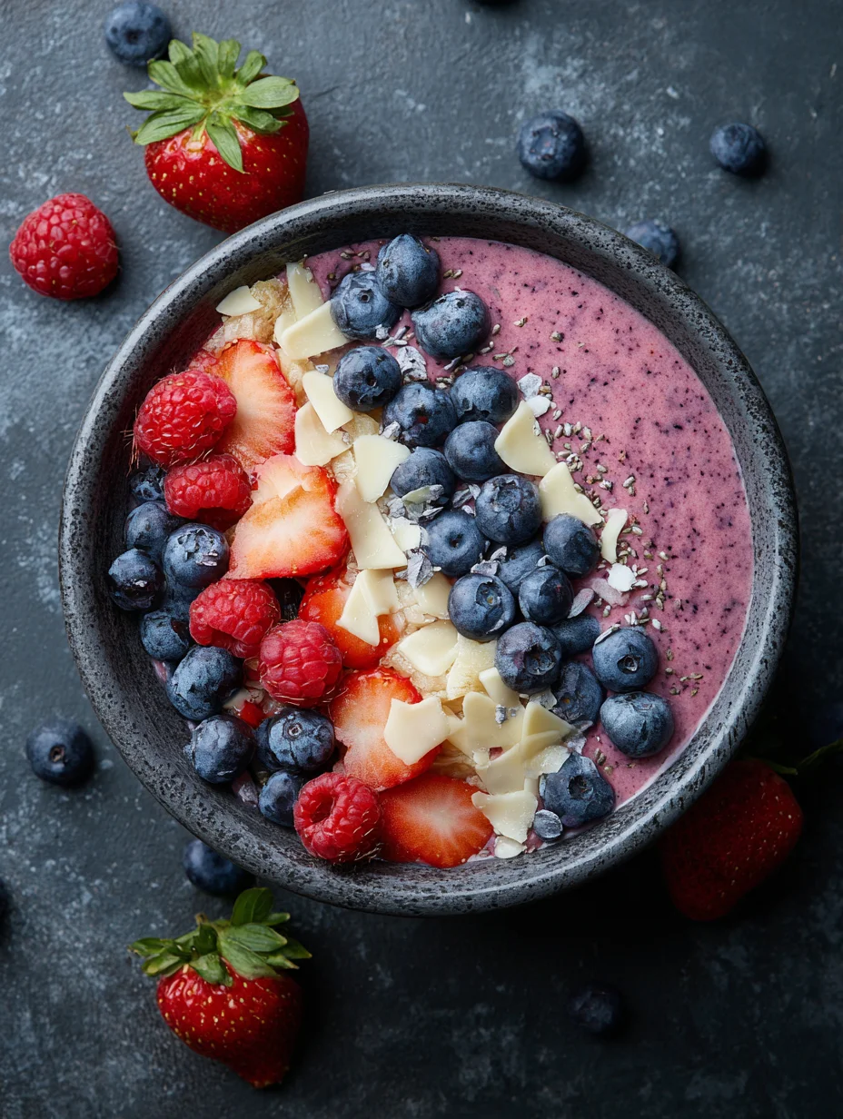 Quick Greek Yogurt Fruit Smoothie Bowl Easy Recipe