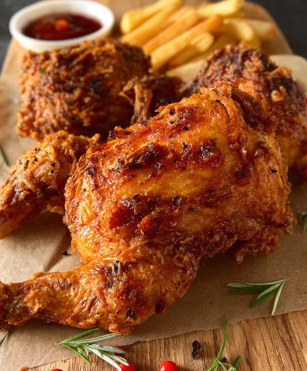 Crispy Juicy Fried Chicken Recipe - Best Ever