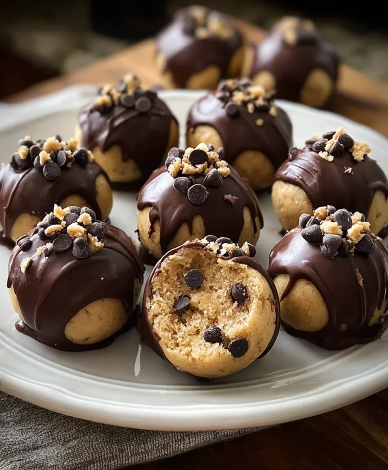 Chocolate Cookie Dough Bites No-Bake Sweet Treat