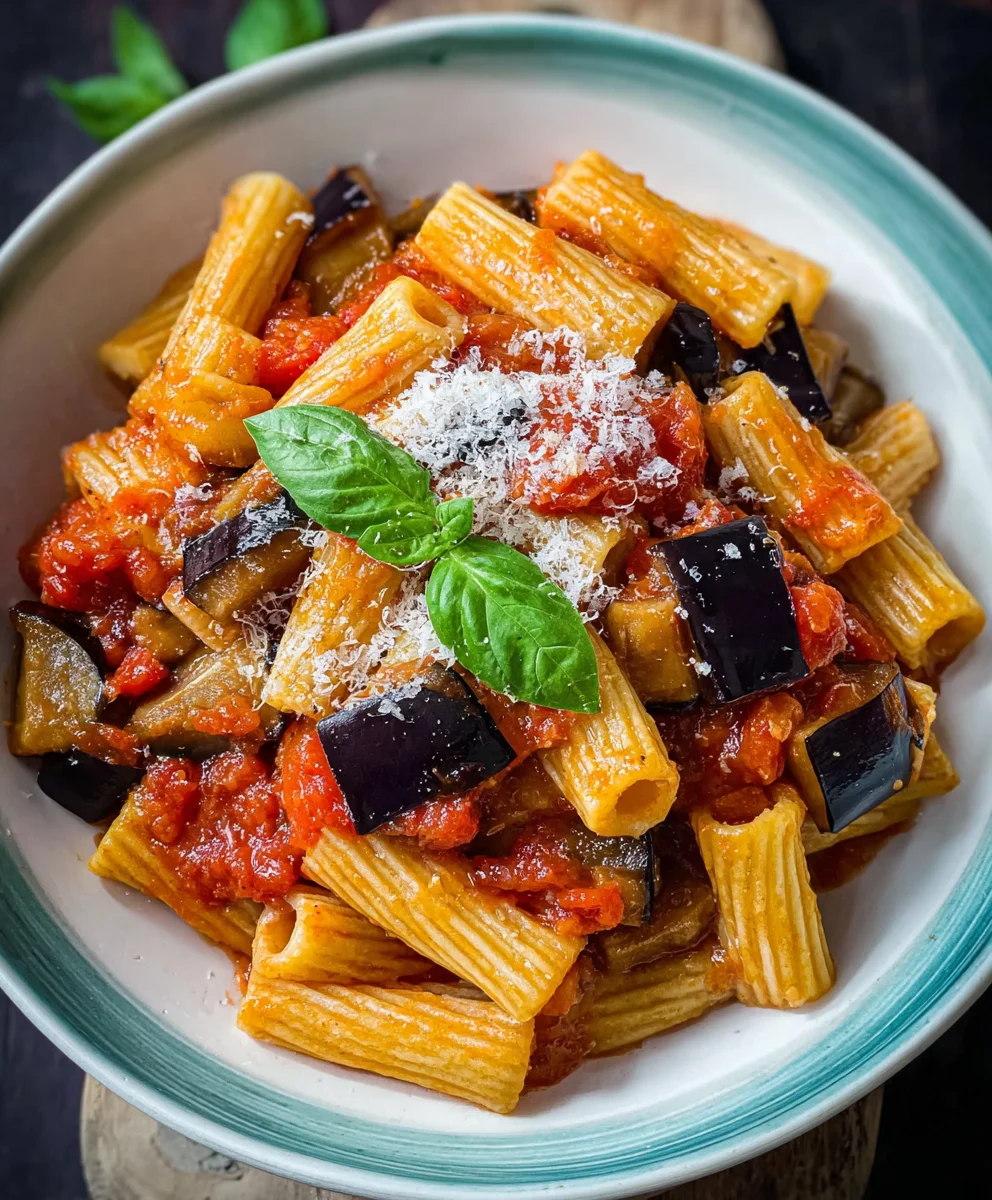 Authentic Pasta alla Norma Recipe-Sicilian Eggplant Pasta