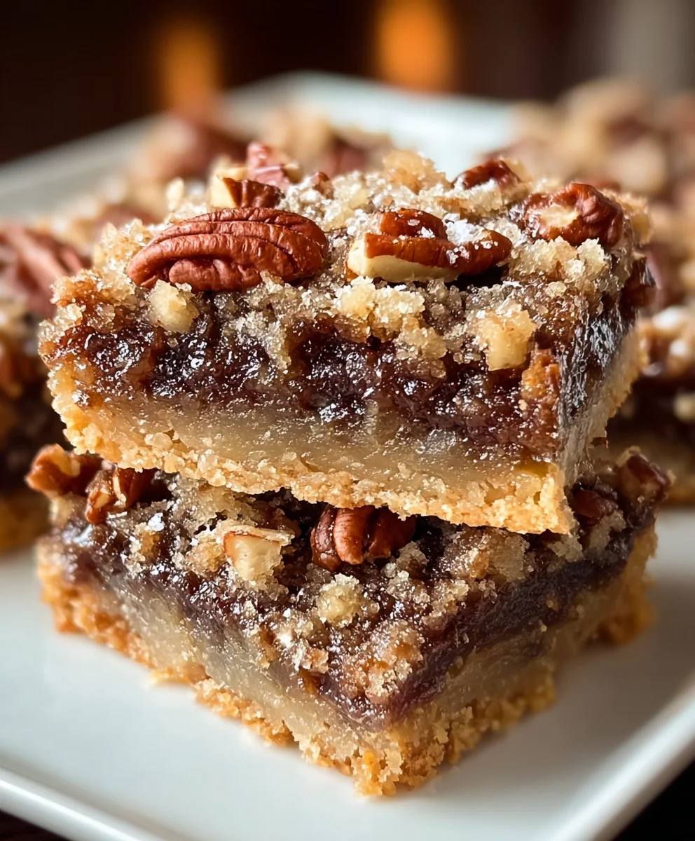 German Chocolate Pecan Pie Bars-Decadent & Easy