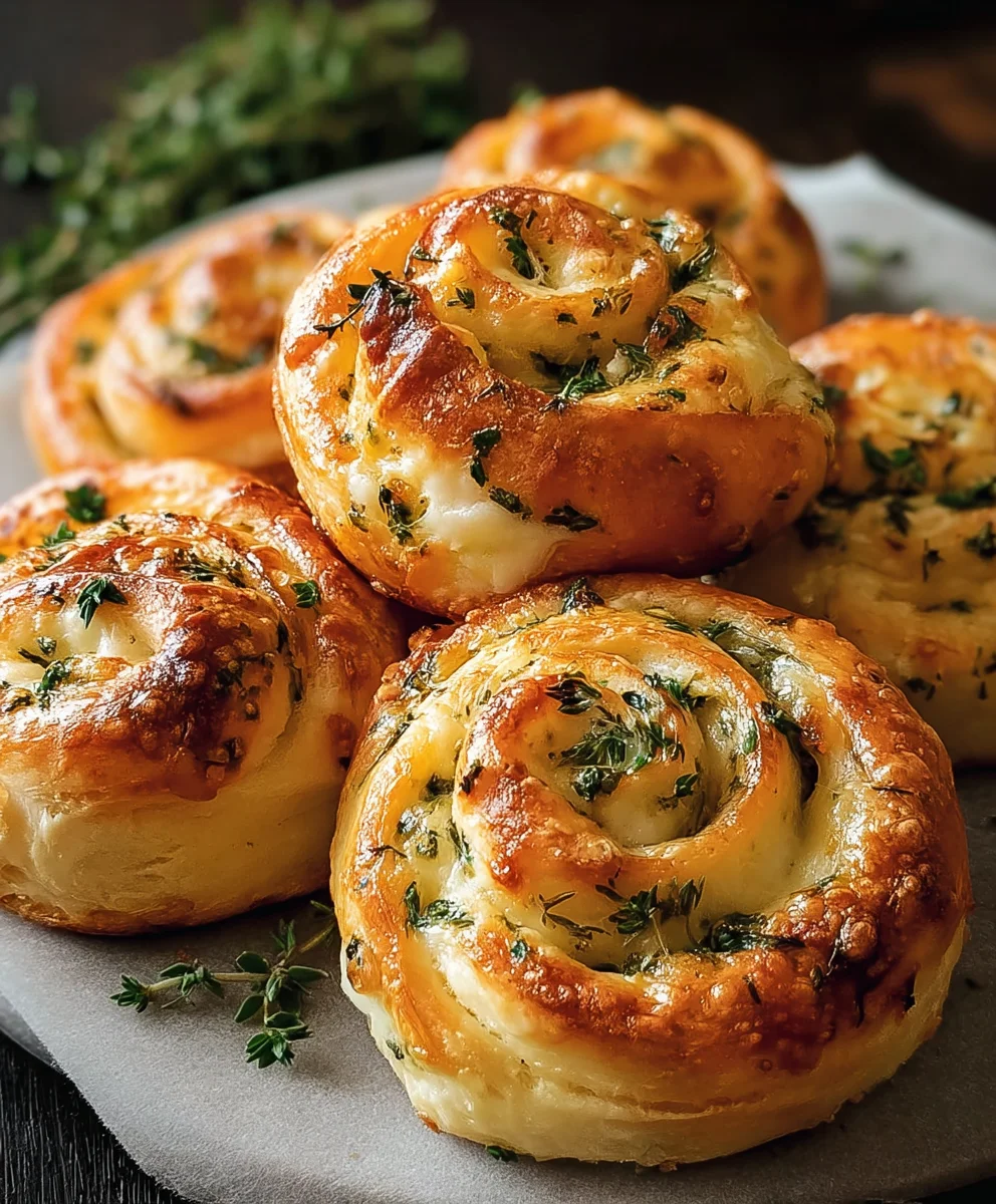Sourdough Herb Cheese Rolls- Easy Delicious Baking