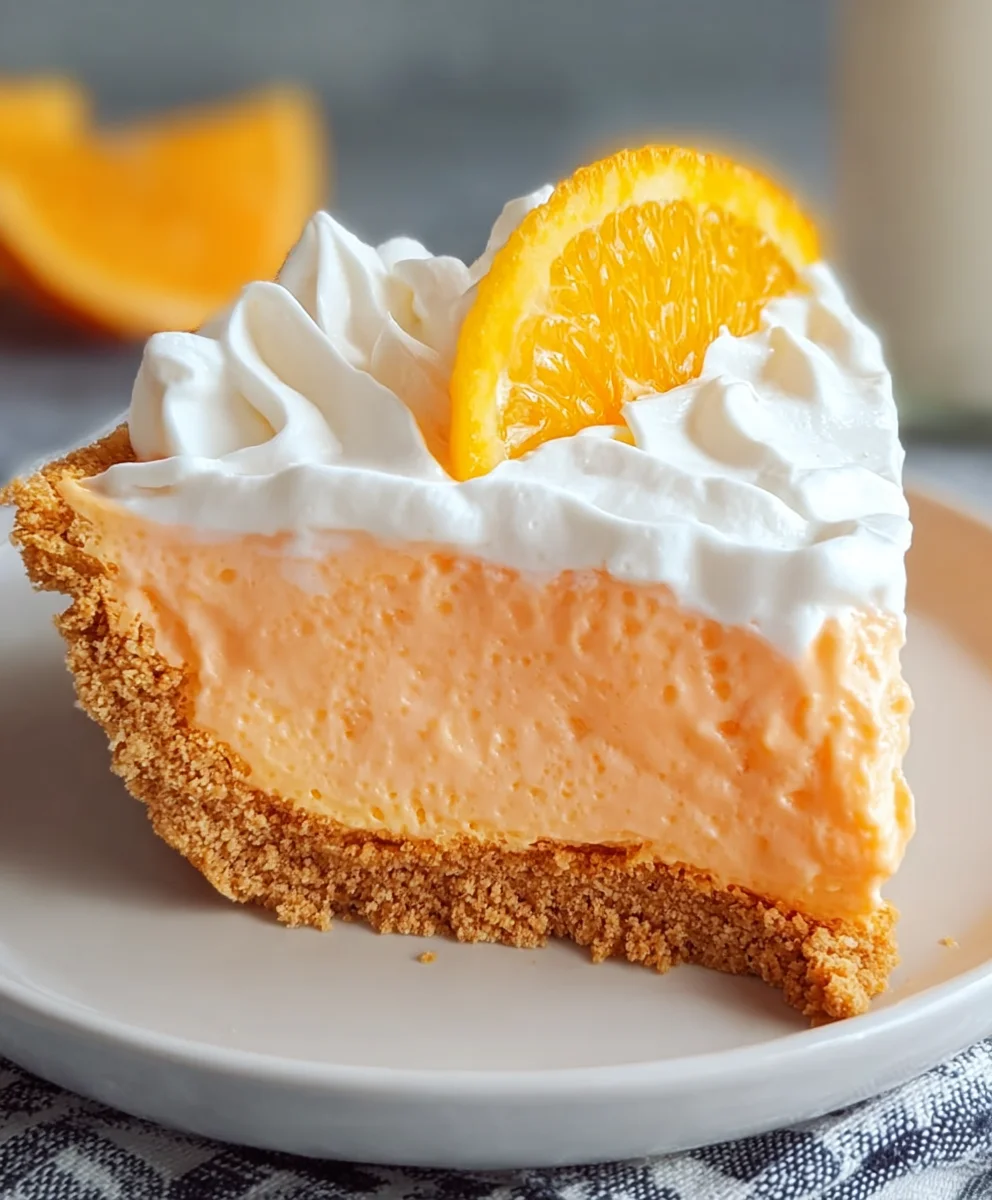 Easy Jello Creamsicle Pie Recipe - Refreshing & Delicious