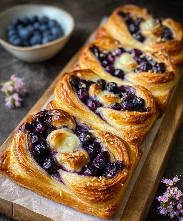 Blueberry Cheese Danish