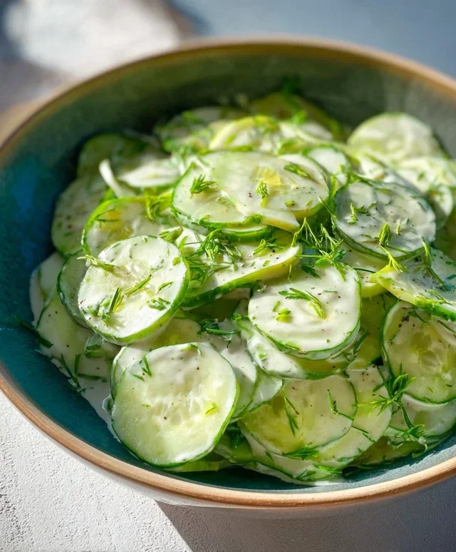 Polish Cucumber Salad