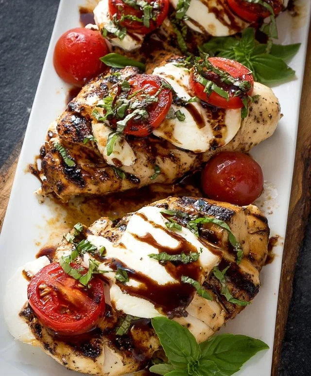 Grilled Chicken Caprese