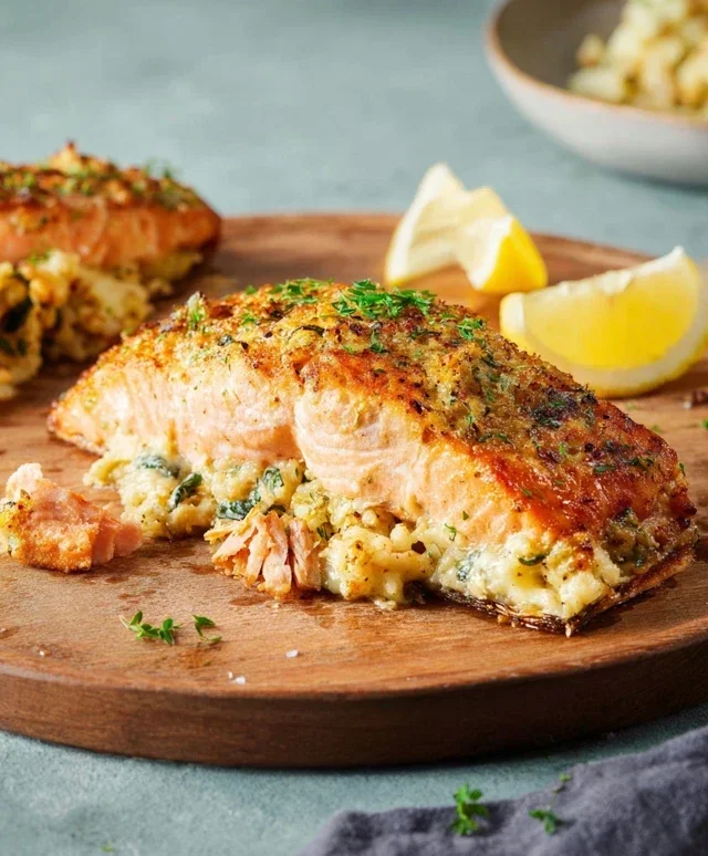 Stuffed Salmon