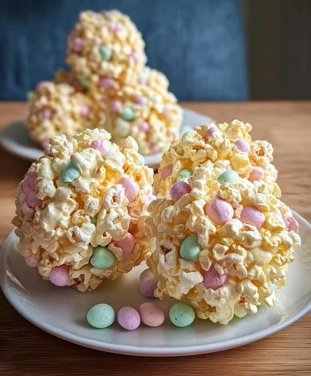 Easter Popcorn Balls