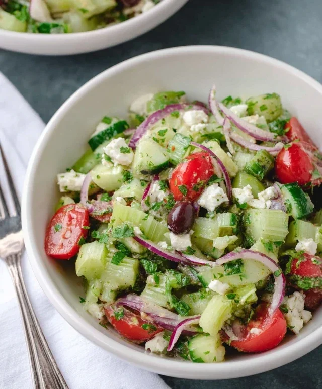 Mediterranean Celery Salad