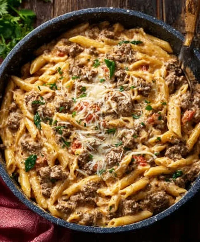 Creamy Beef Pasta
