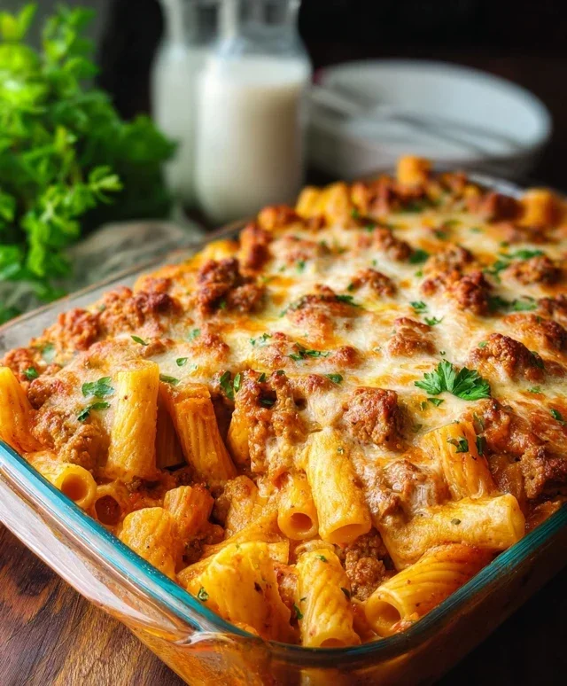 Baked Rigatoni with Sausage