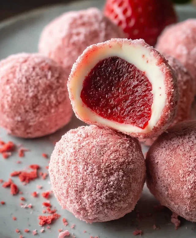 Strawberry Truffles