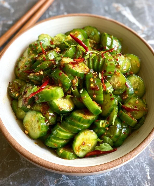 Spicy Asian Cucumber Salad