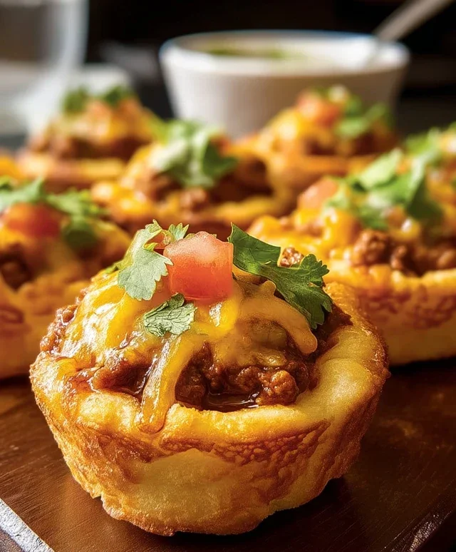Taco Biscuit Cups