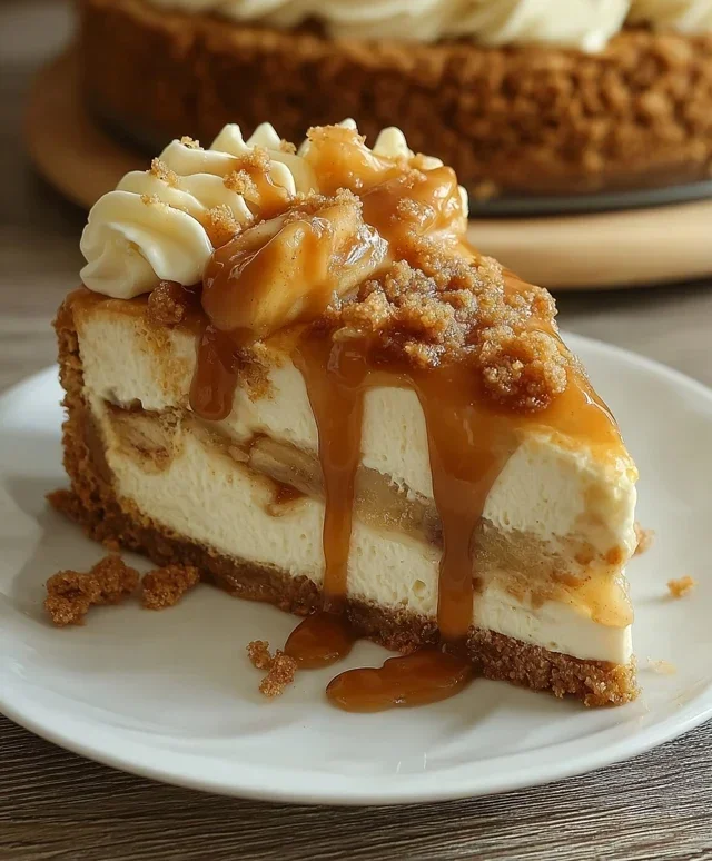No bake Apple pie cheesecake