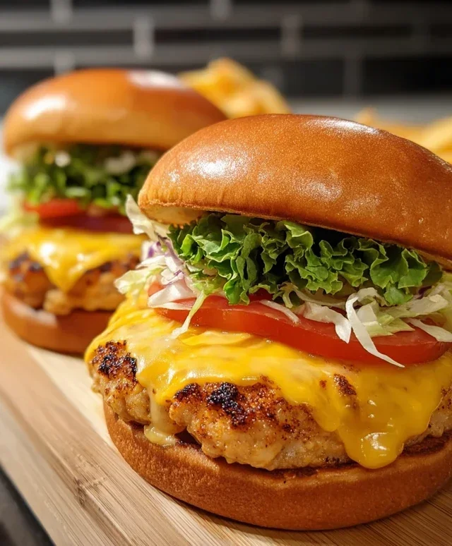 Ground Chicken Smash Burgers