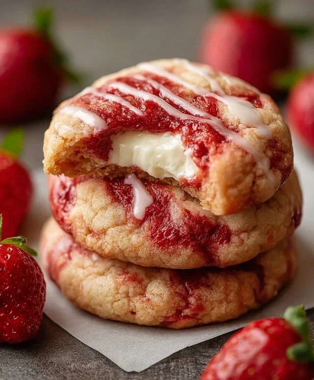Strawberry Cheesecake Cookie