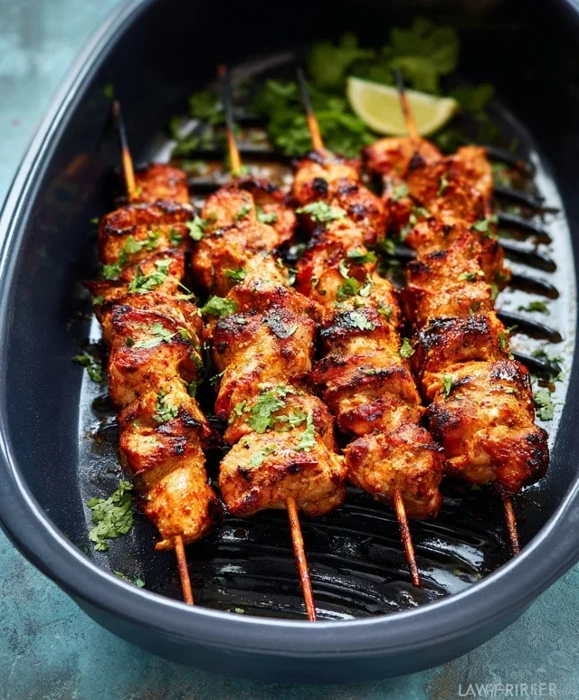 Bang Bang Chicken Skewers