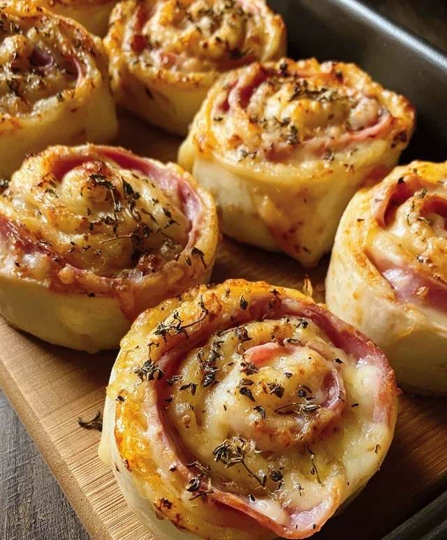 Beef Beef Ham and Cheese Pinwheels