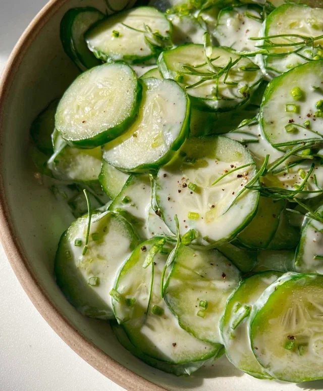 Polish Cucumber Salad