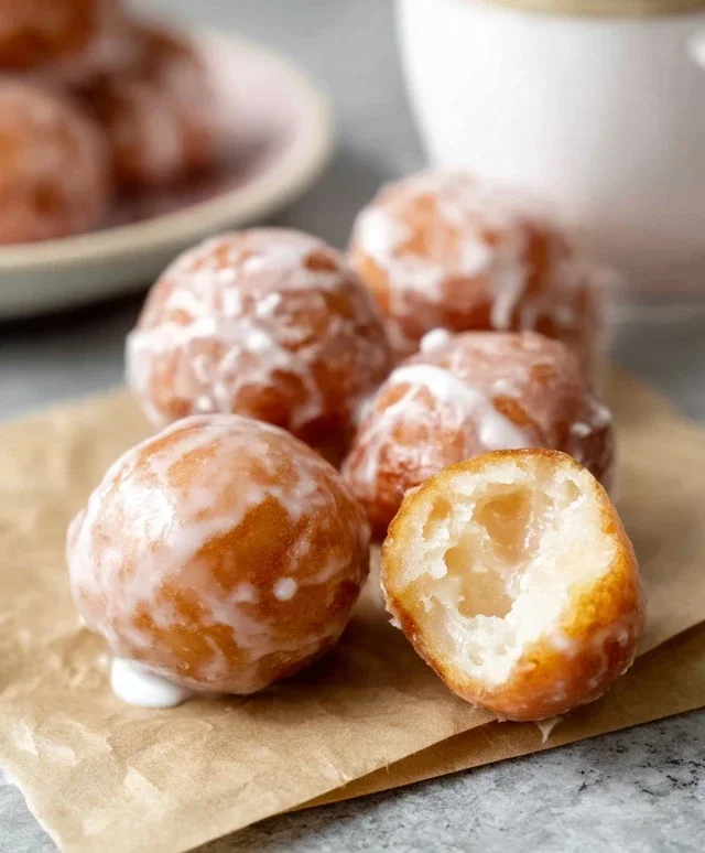 Easy Keto Glazed Donut Balls