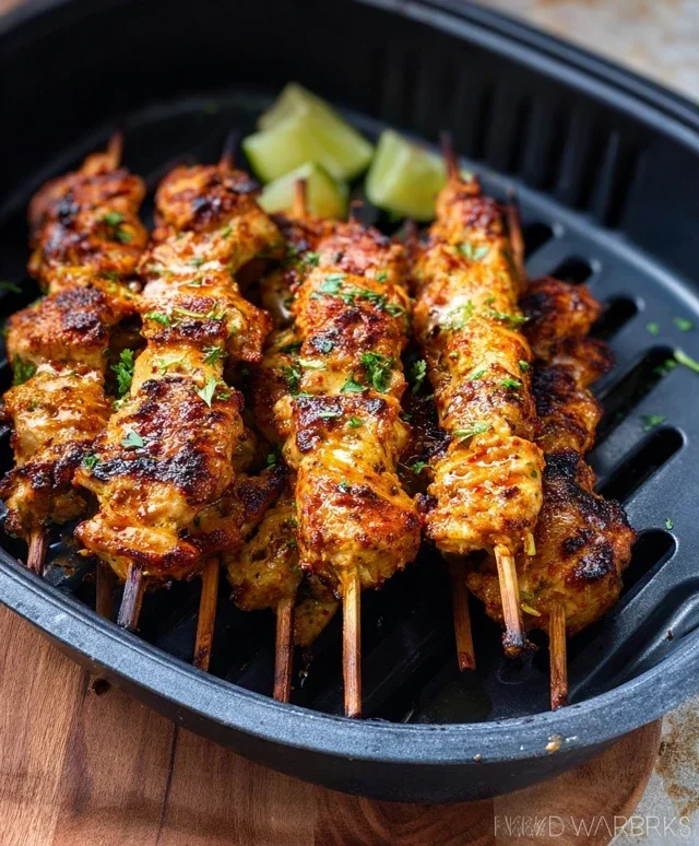 Bang Bang Chicken Skewers