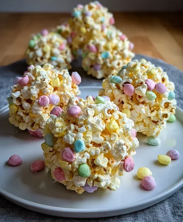Easter Popcorn Balls