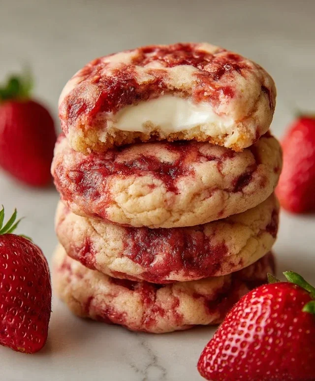 Strawberry Cheesecake Cookie